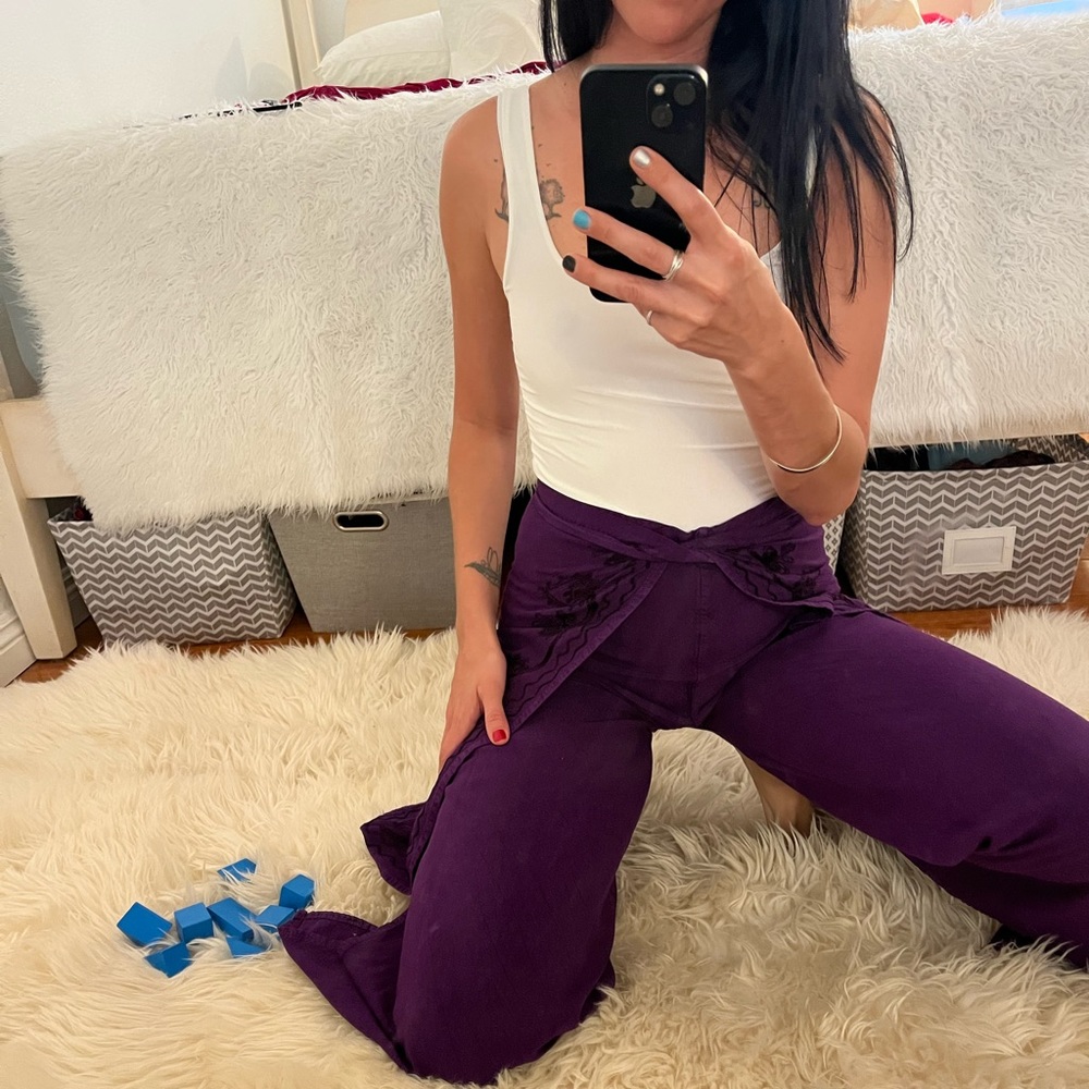 Purple Yogi Pants One Size